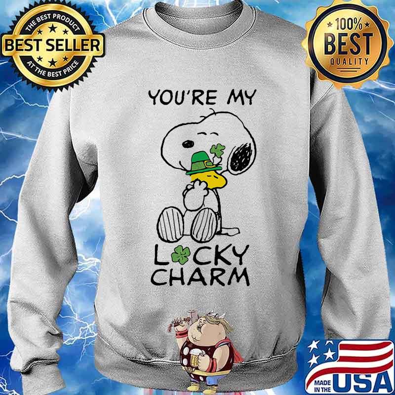 You’re My Lucky Charm Snoopy And Woodstock Patricks Day Shirt Sweater