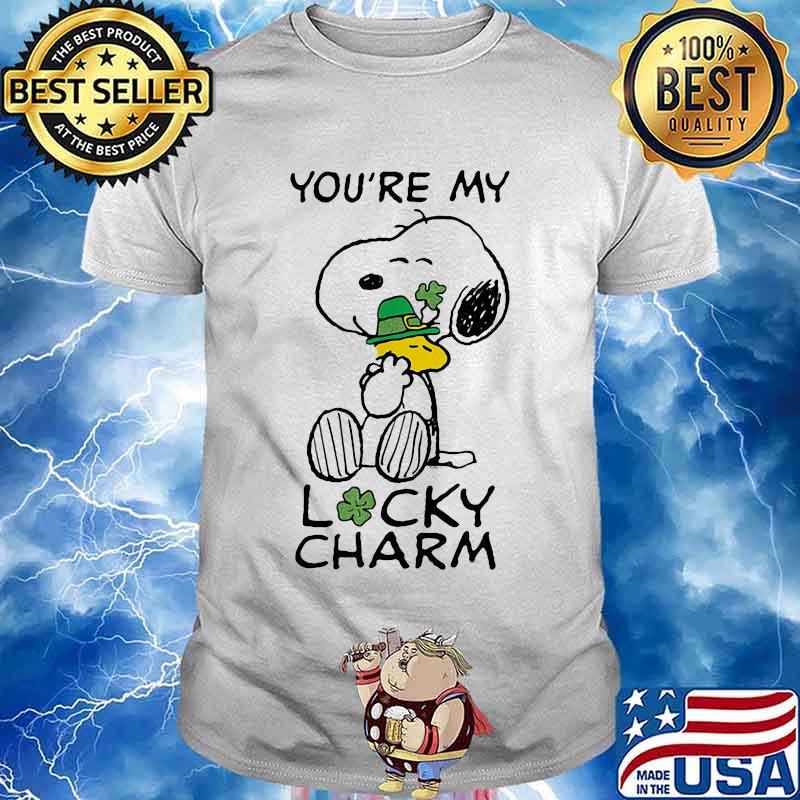 You’re My Lucky Charm Snoopy And Woodstock Patricks Day Shirt