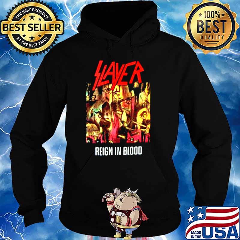 slayer reign in blood hoodie