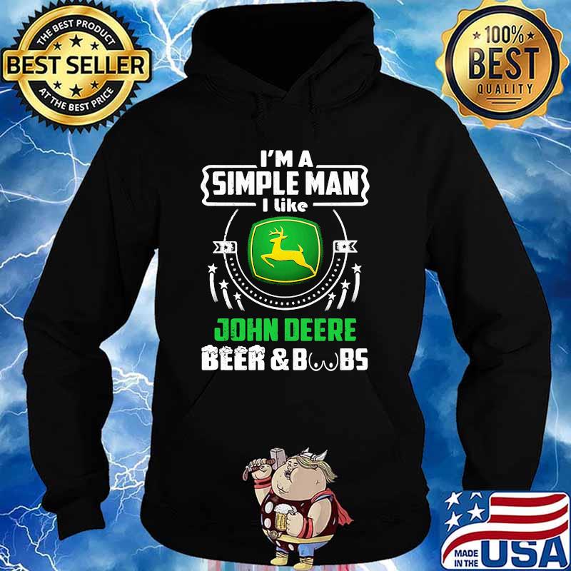 I'm A Simple Man I Like Boobs Beer And Philadelphia Eagles Tee T