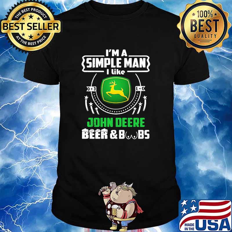 I'm A Simple Man I Like Boobs Beer And Philadelphia Eagles Tee T