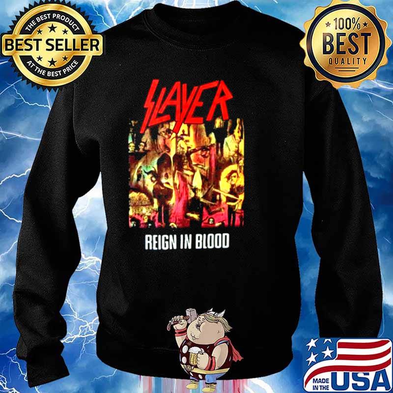 slayer reign in blood hoodie