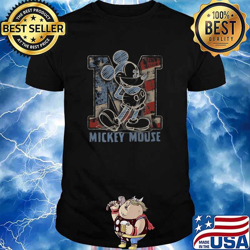 Disney Americana Mickey Mouse Sketch Shirt