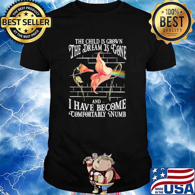 pink floyd flower shirt