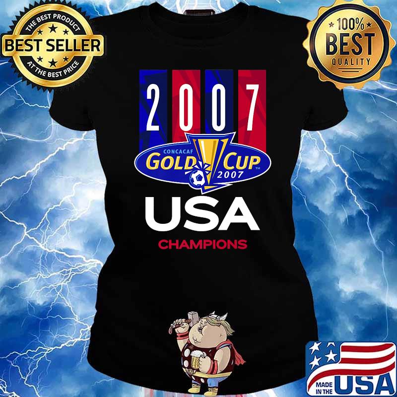 2007 concacaf gold cup usa champions Ladies tee