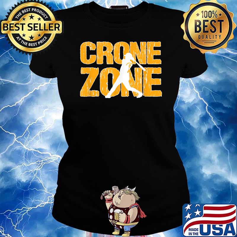 Crone Zone San Diego Baseball 9 T-Shirt Ladies tee