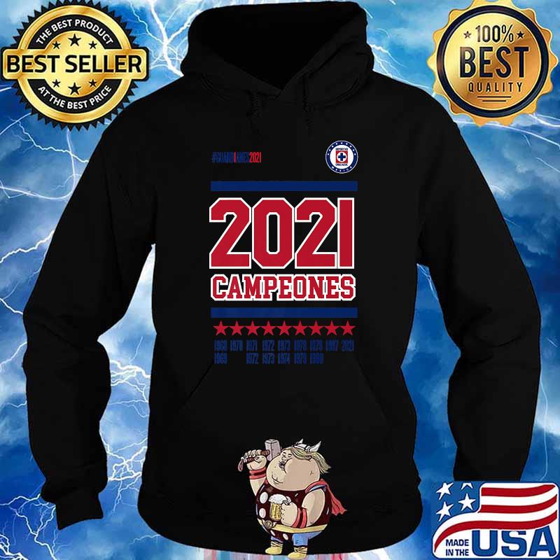 Deportivo Cruz Azul Campeones 2021 T-Shirt Hoodie