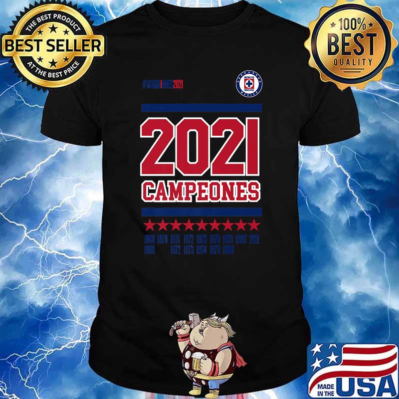 Deportivo Cruz Azul Campeones 2021 T-Shirt