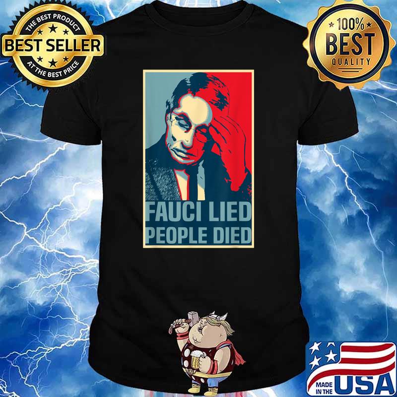 Fauci Lied People Died Fauci RBG Vintage T-Shirt