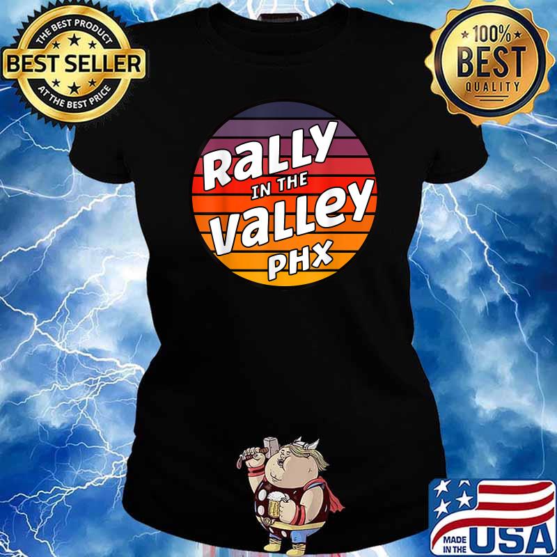 Rally In the Valley PHX Basketball Vintage T-Shirt Ladies tee