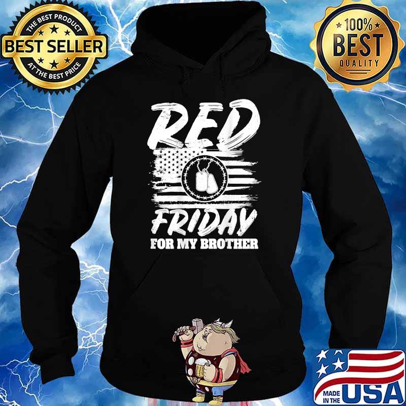 Red Friday For My Brother American Flag DogTags T-Shirt Hoodie