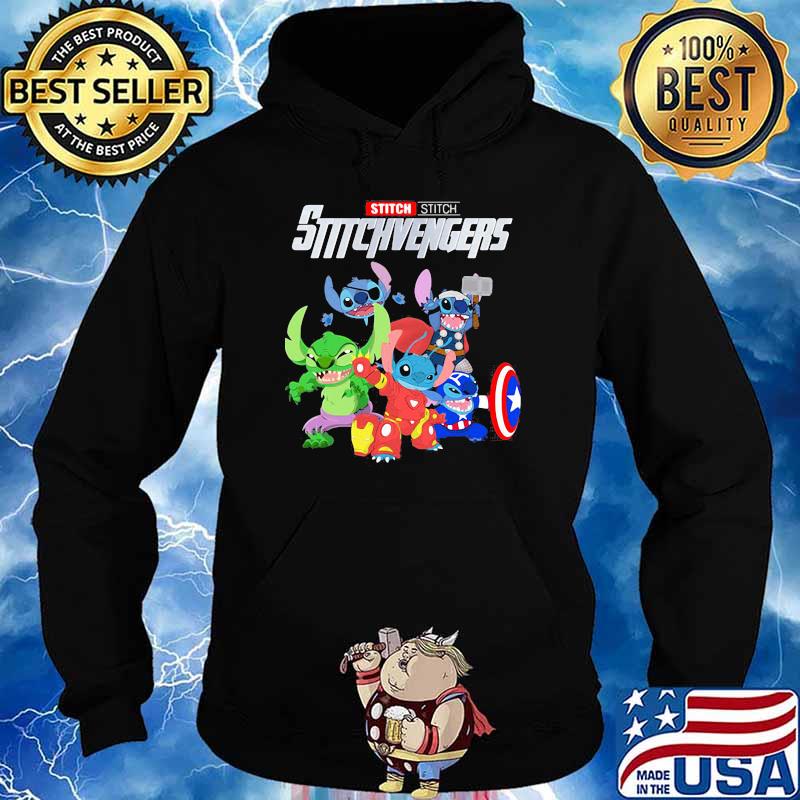 Stitch Stitchvengers Captain American Shirt Hoodie Sweater Long Sleeve And Tank Top