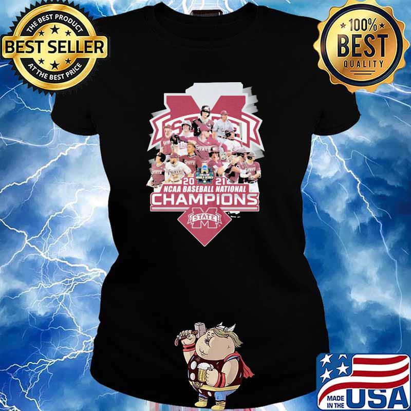 2021 NCAA Baseball National State Shirt Ladies tee