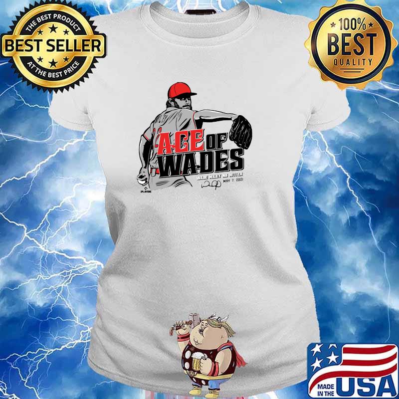 Ace of Wades Wade Miley No-Hitter Baseball Shirt Ladies tee