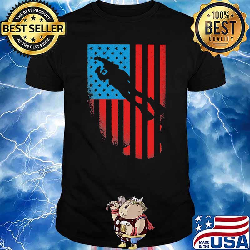 American Scuba Diving Patriotic Diver Shirt