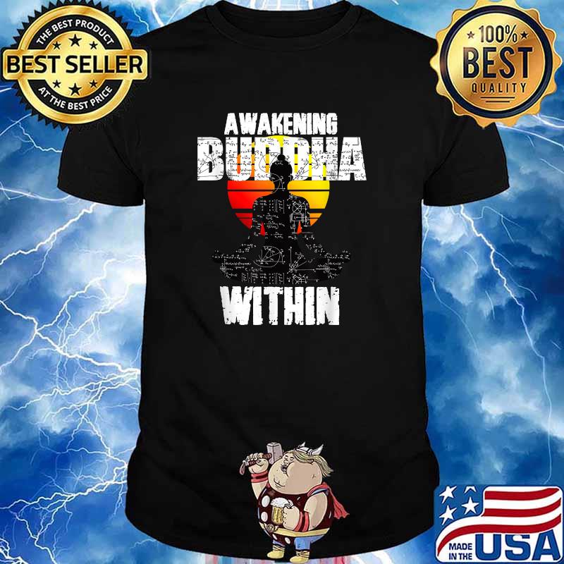 Awakening Buddha Within Awareness Sunset T-Shirt