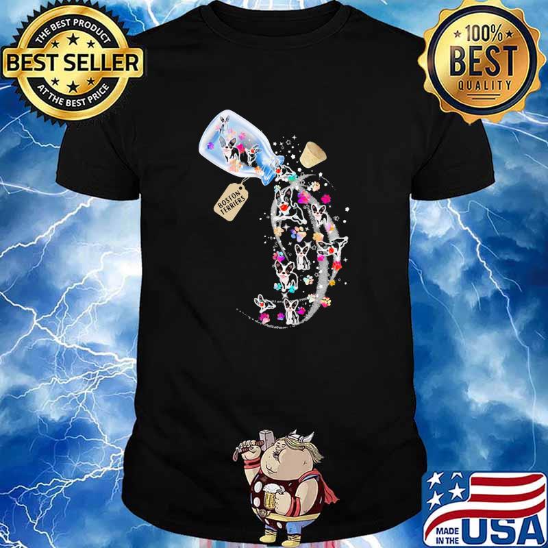 Boston Terriers Dog Bottle shirt