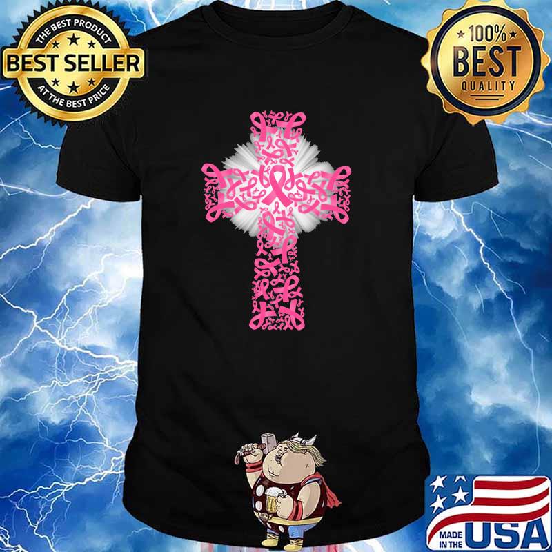 Cross Breast Cancer Awareness Shirt