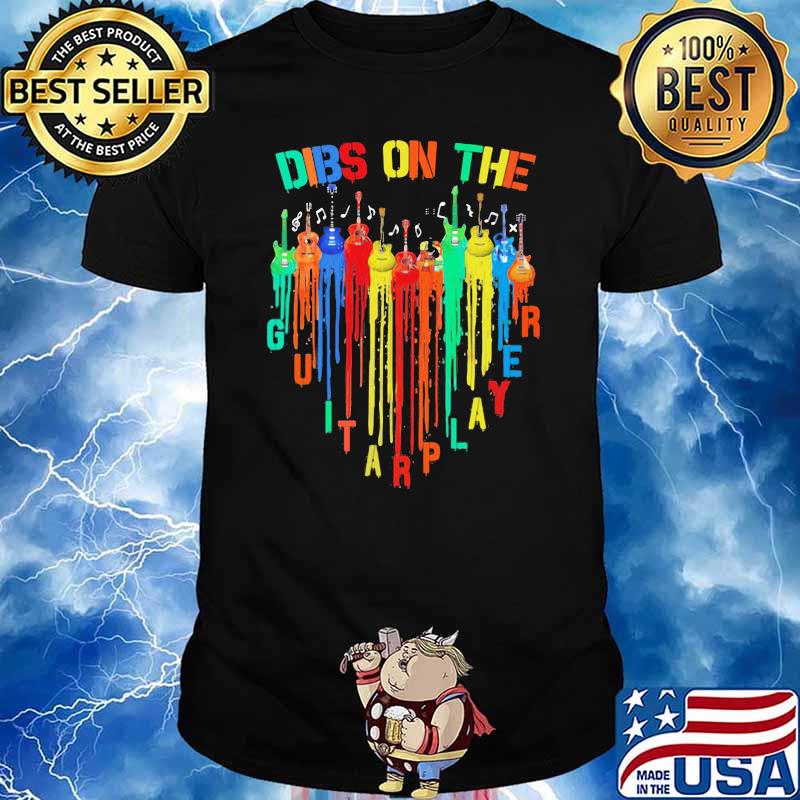 Dibs On The Guitar Player Watercolor Shirt