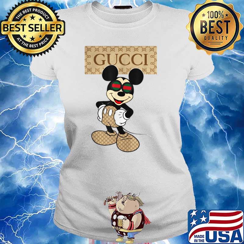 Disney Mickey Gucci Fashion Shirt Ladies tee