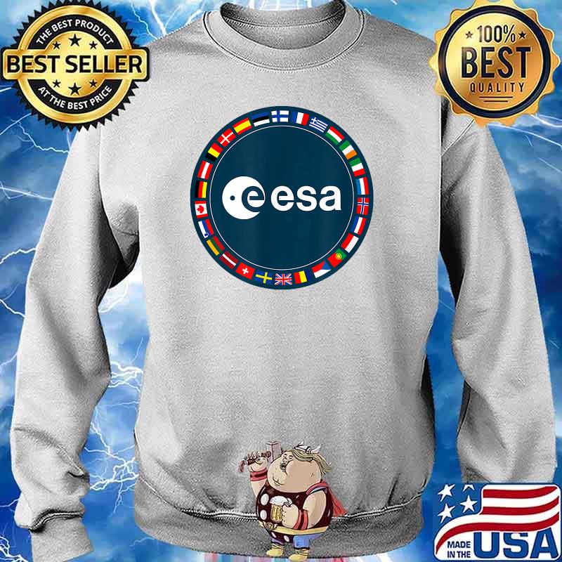 Abe Cruelty overrasket European Space Agency T-Shirt, hoodie, sweater, long sleeve and tank top