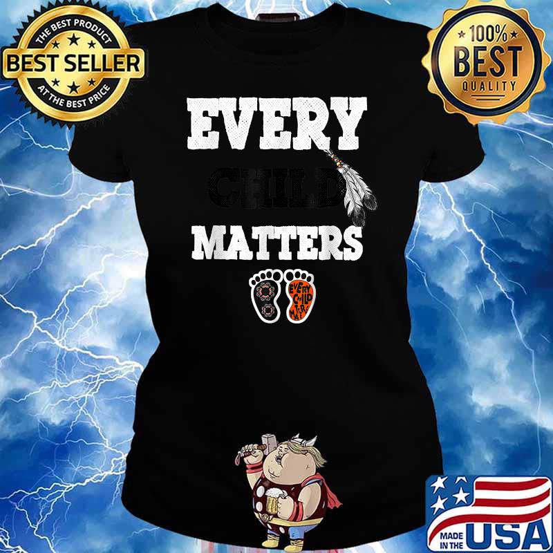 Every Child Matters Indigenous Education Orange Shirt Ladies tee
