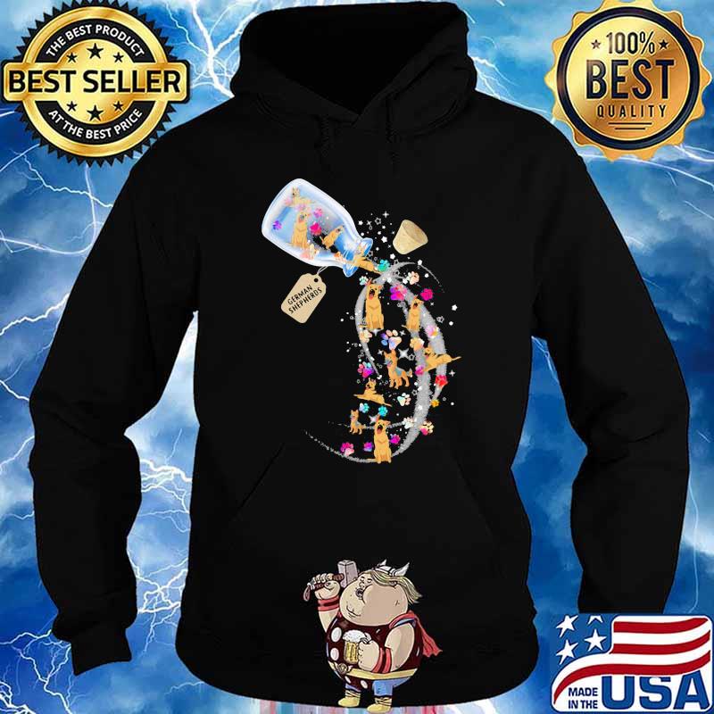 German shepherds bottle s Hoodie