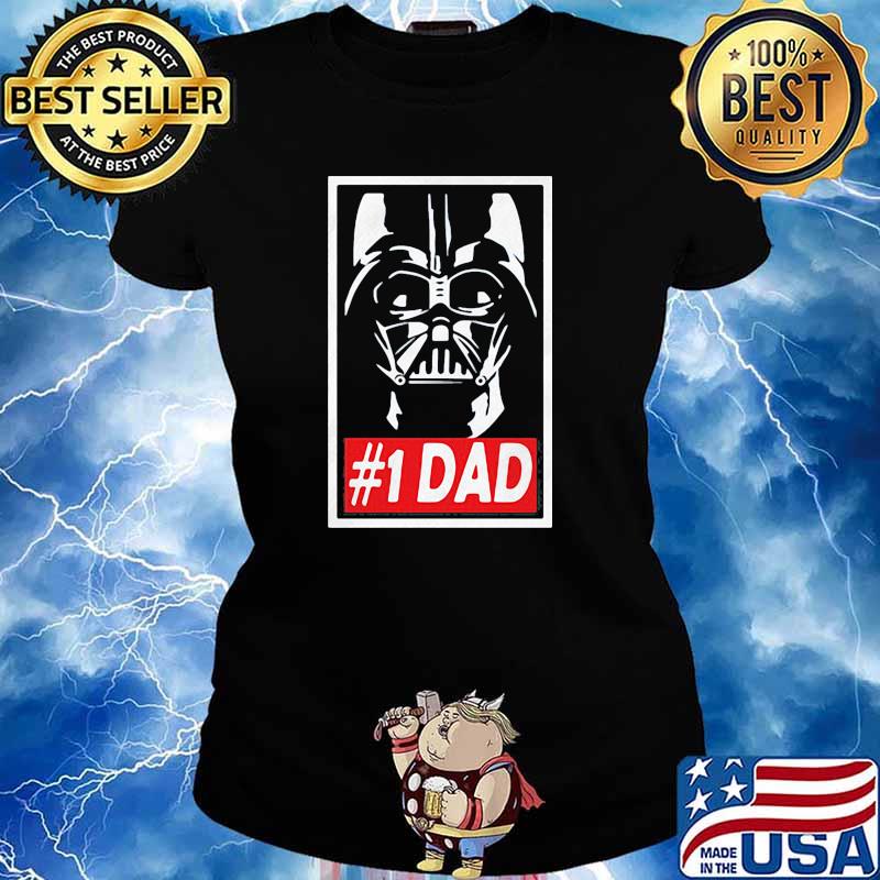 Hagtag one dad the mandalorian star wars s Ladies tee