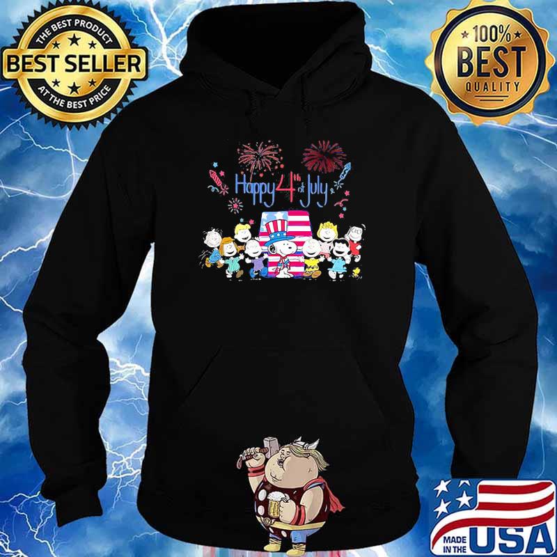 Happy 4th of July independence day firework peanuts s Hoodie