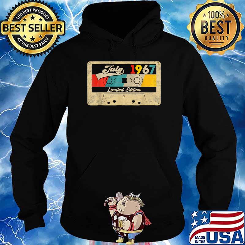 July 1967 Limited Edition 54th Birthday Retro Cassette Tape Shirt Hoodie