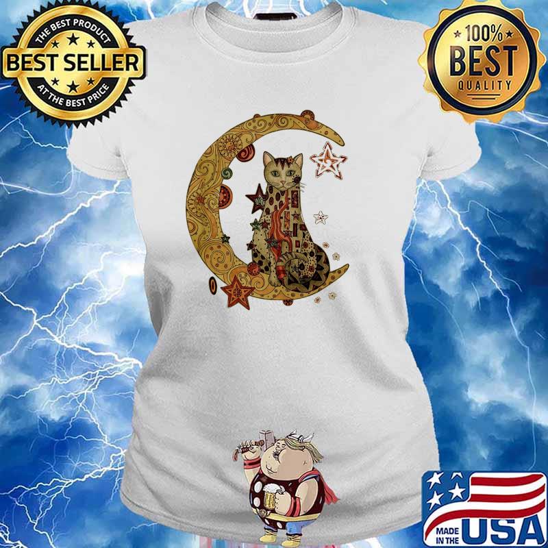 Lover cat moon s Ladies tee
