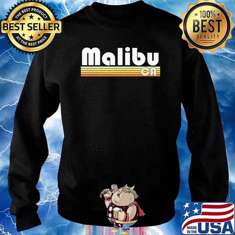 Malibu Beach California Retro Shirt Sweater