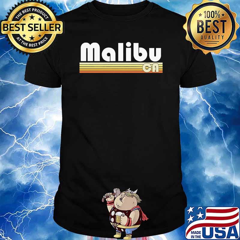 Malibu Beach California Retro Shirt