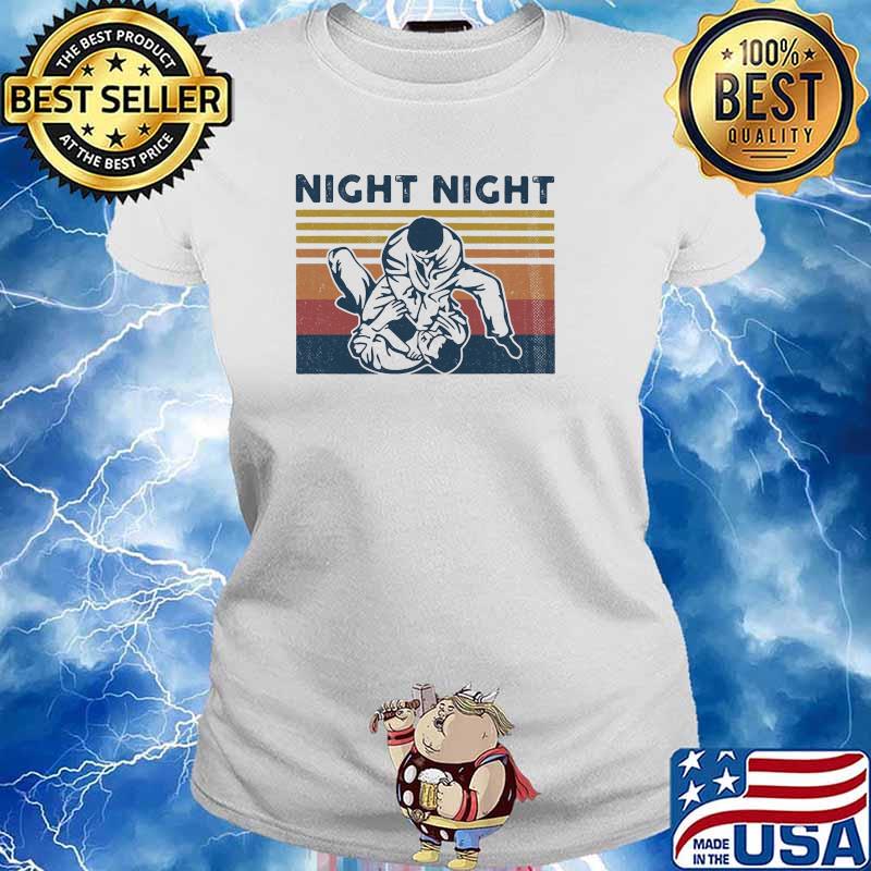 Night night jiu jitsu vintage s Ladies tee