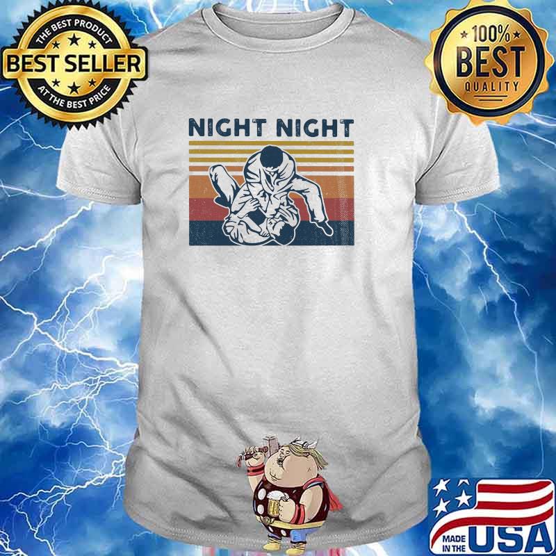 Night night jiu jitsu vintage shirt