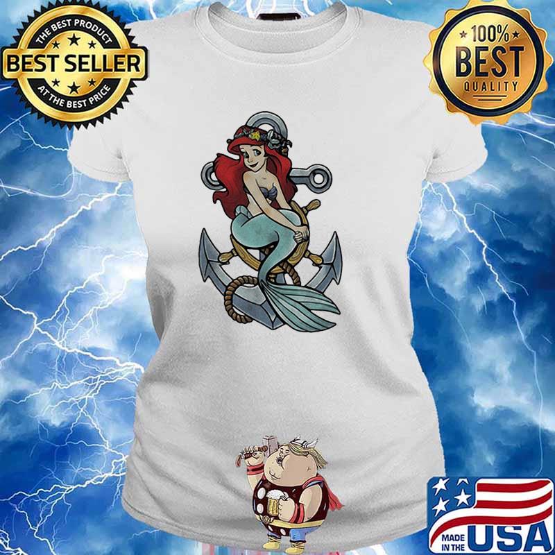 Official A little Mermaid ariel beach s Ladies tee