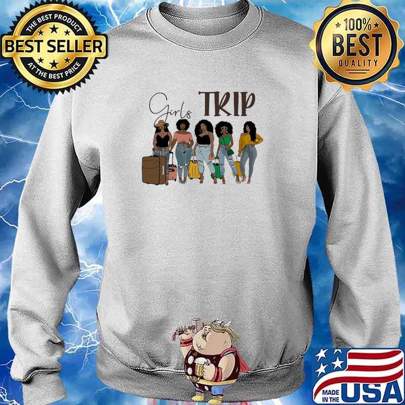 Official girls trip black woman s Sweater