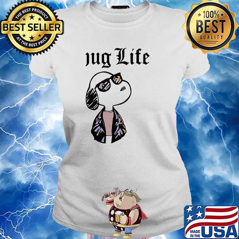 Official snoopy thug life s Ladies tee