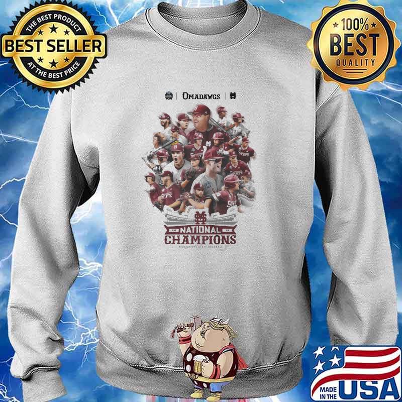 Omadawgs National Champions Baseball Shirt Sweater