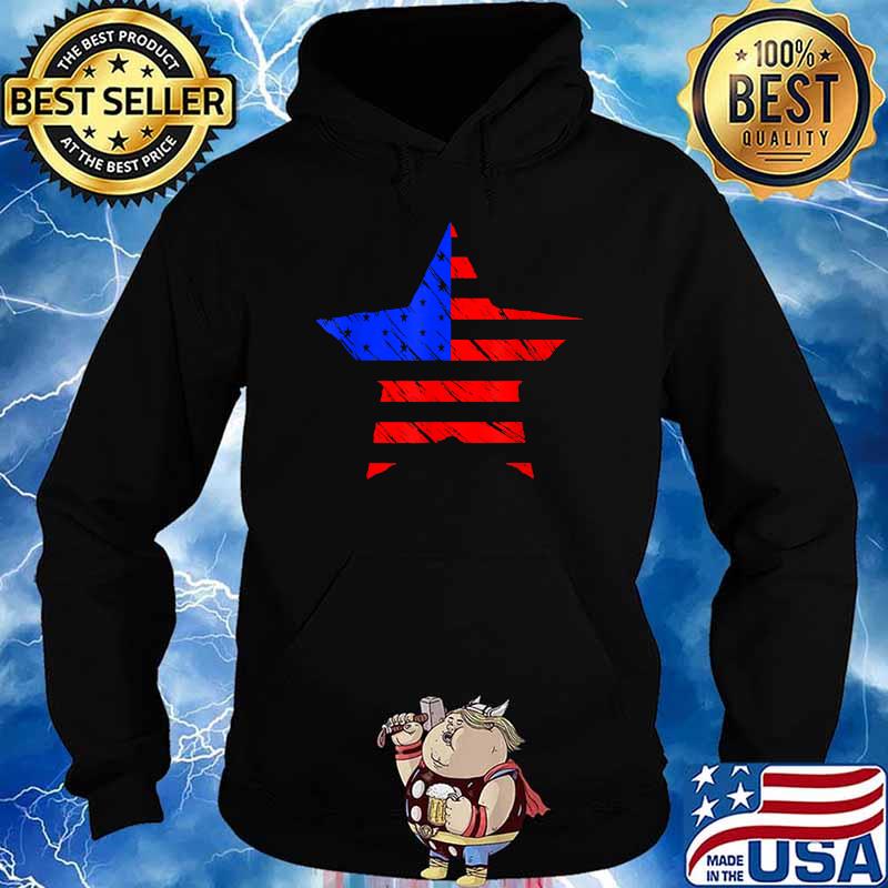 Proud American Flag Star Shirt Hoodie