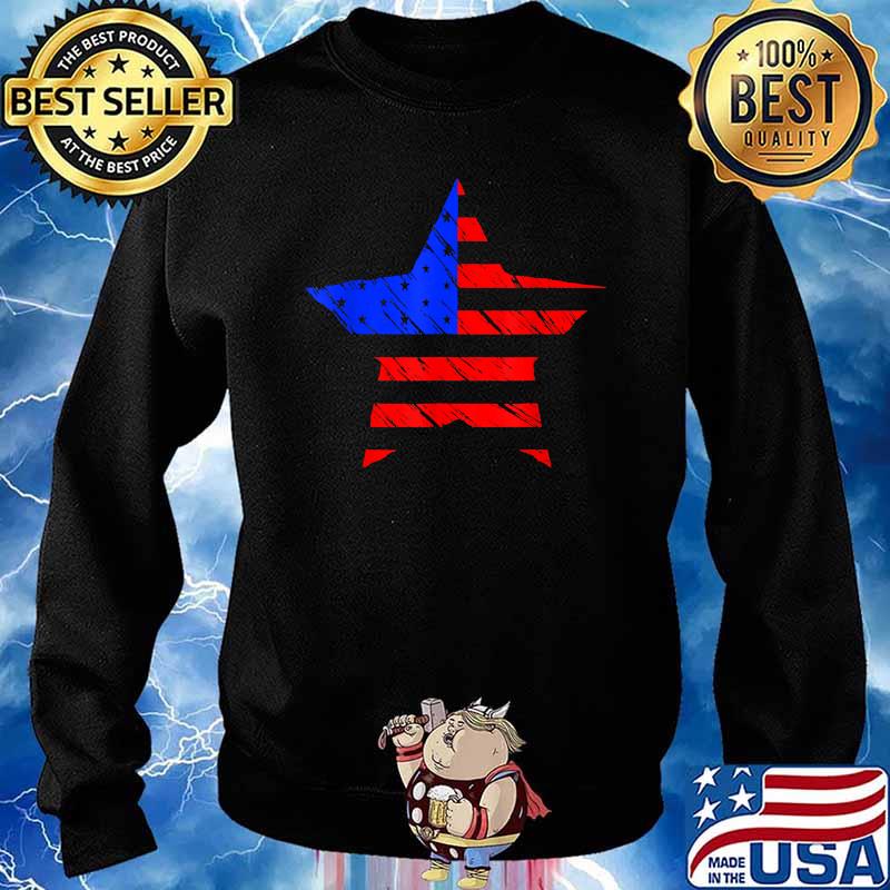 Proud American Flag Star Shirt Sweater