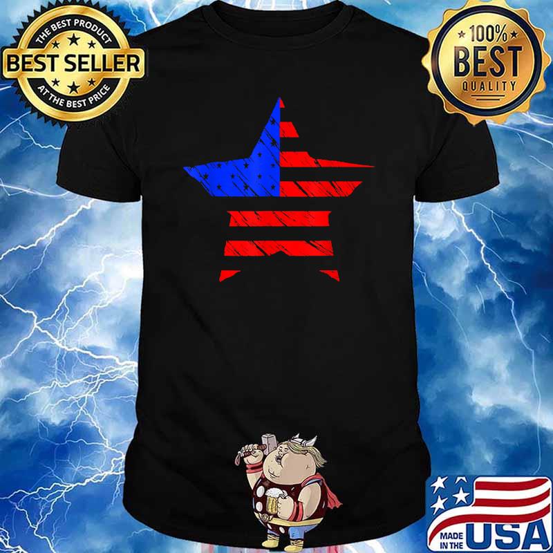 Proud American Flag Star Shirt