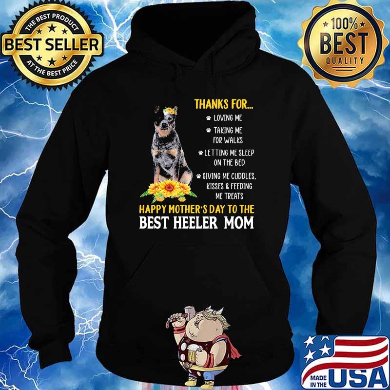 Thanks for happy mothers day to me best saint heeler mom sunflower s Hoodie