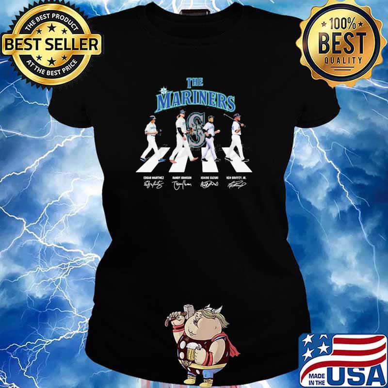 The mariners abbey road signatures s Ladies tee