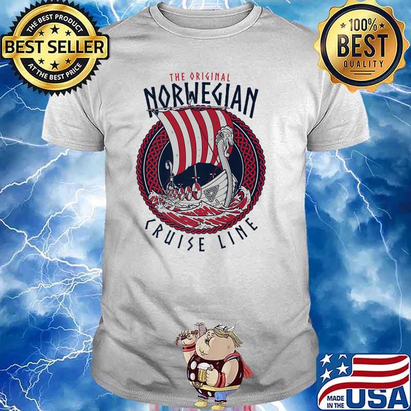 The Original Norwegian Cruise Line Funny Viking ShipT-Shirt