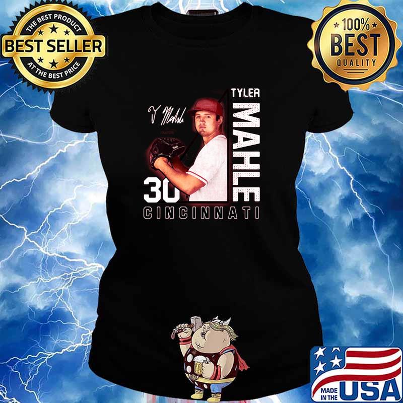 Tyler Mahle 30 Cincinnati Baseball Shirt Ladies tee