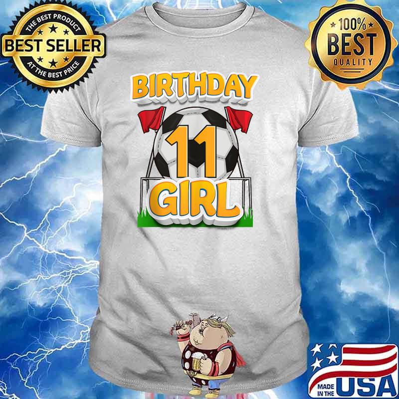 11th Birthday Soccer Birthday 11 Year Old Soccer Player T-Shirt
