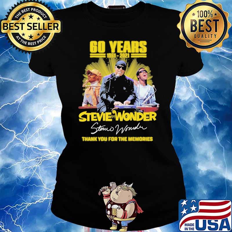 60 years 1961 2021 stevie wonder thank you for the memories Ladies tee