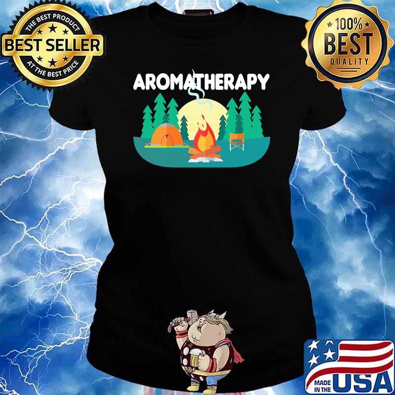 Aromatherapy camping vintage s Ladies tee