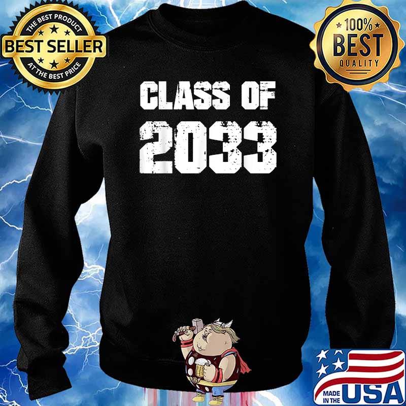 Class of 2033 Grow With Me Graduation Reunion School College T-Shirt Sweater